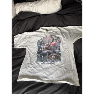 Vintage 1998 Starter NEW YORK YANKEES World Series CLUBHOUSE Shirt - Twin Towers